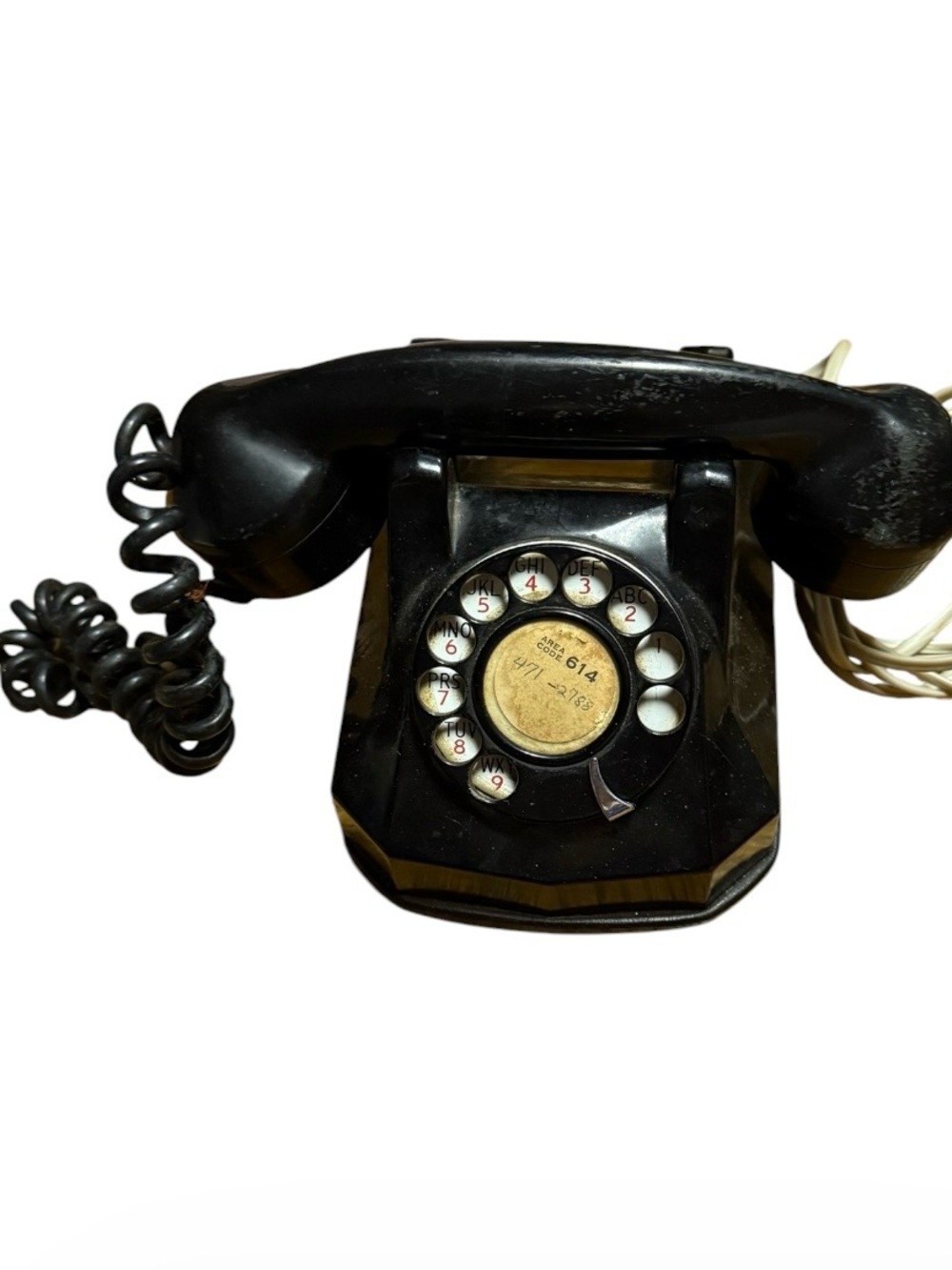 Rare Antique Automatic Electric Company Monophone Telephone Black Rotary